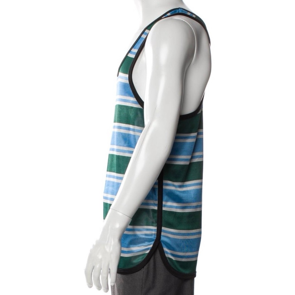 NWT Marni Striped Blue and Green MARNI Tank Top - Picture 2 of 16